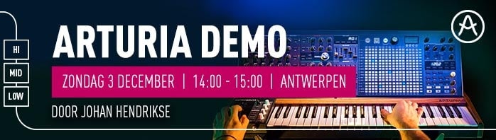 Analog Sound Design met Arturia Matrixbrute | 3 dec | Bax Music Antwerpen Analog Sound Design met Arturia Matrixbrute | 3 dec | Bax Music Antwerpen